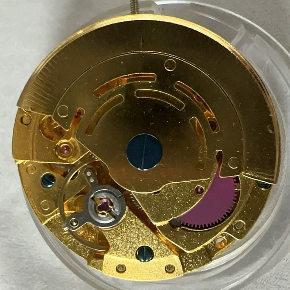 Mingzhu 8215 2813 golden automatic watch movement with date display at 6 o'clock for accessories
