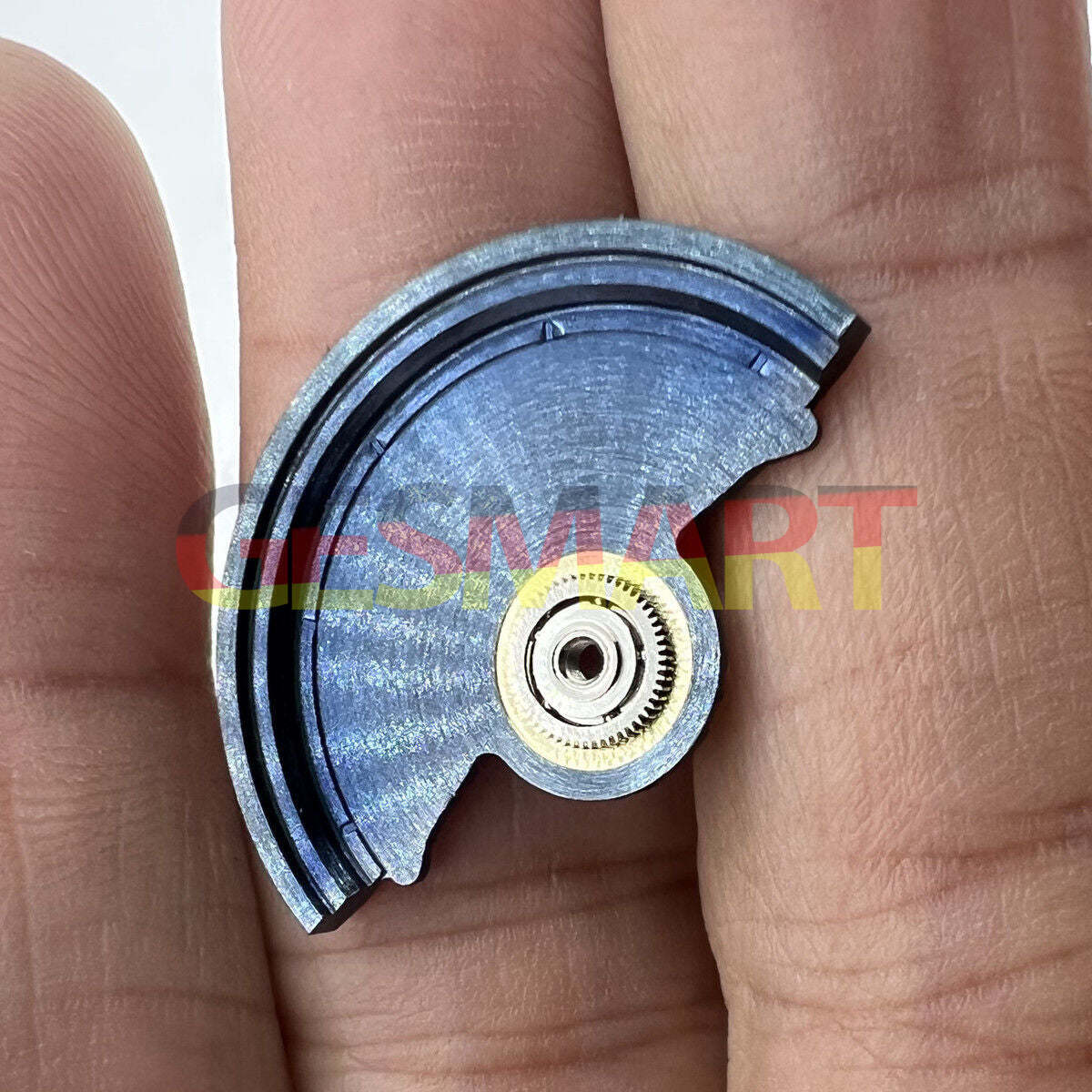 Blue Sea Wave carved rotor for Miyota NH35 NH36 watch movement, enhancing style and function.