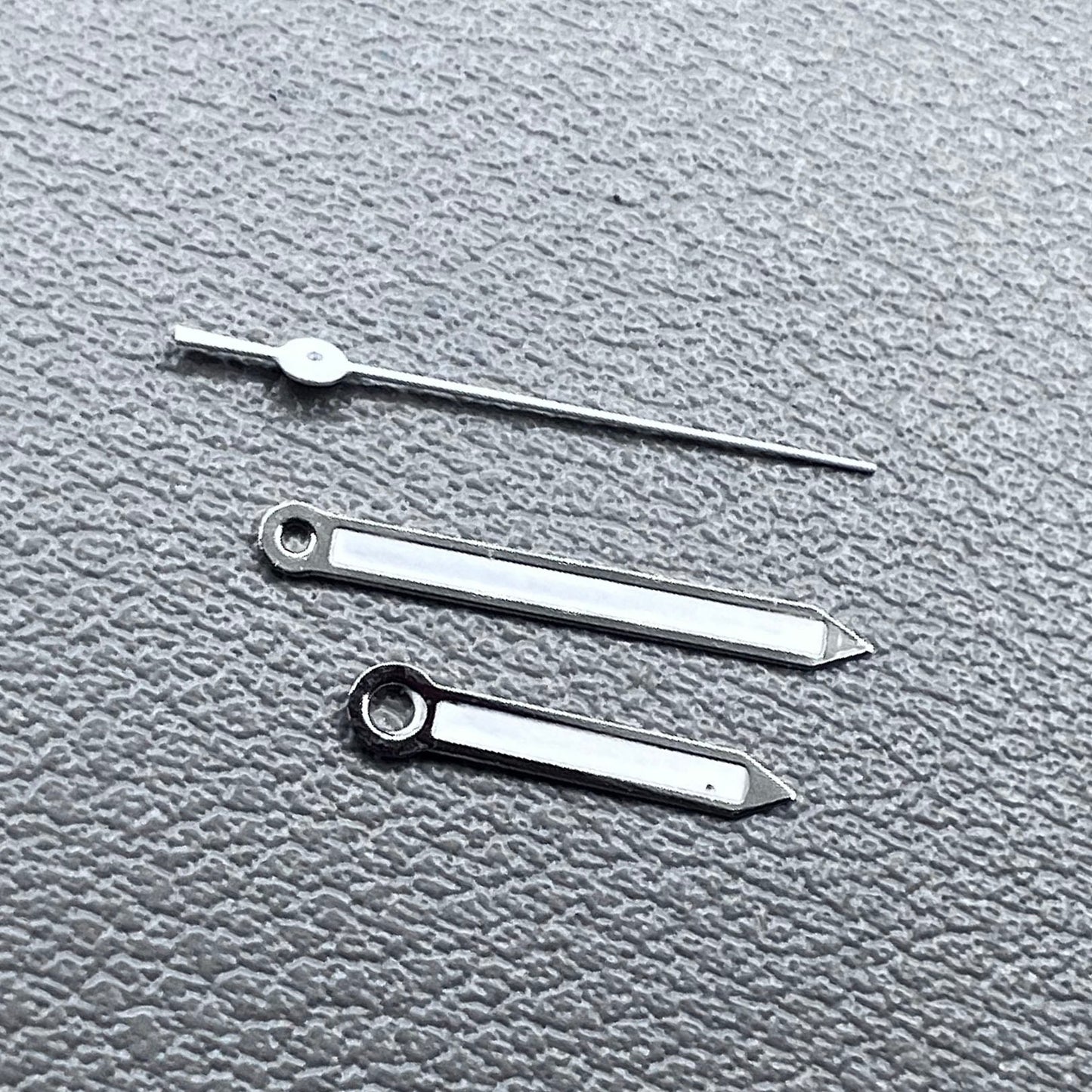 2 Sets/Pack Silver Trim Lume Watch Hands for Miyota 2035 Movement