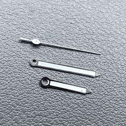 2 Sets/Pack Silver Trim Lume Watch Hands for Miyota 2035 Movement