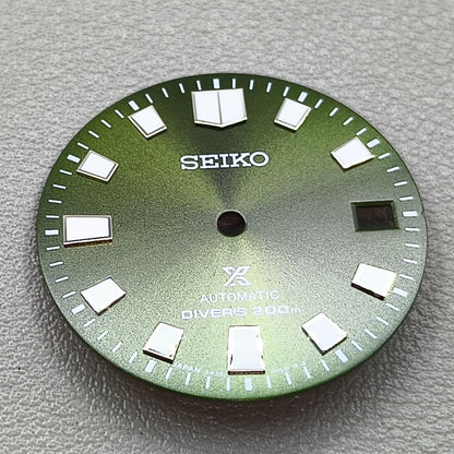 28.6mm Watch Dial Green Modified Diving Green Luminous for NH35 NH36