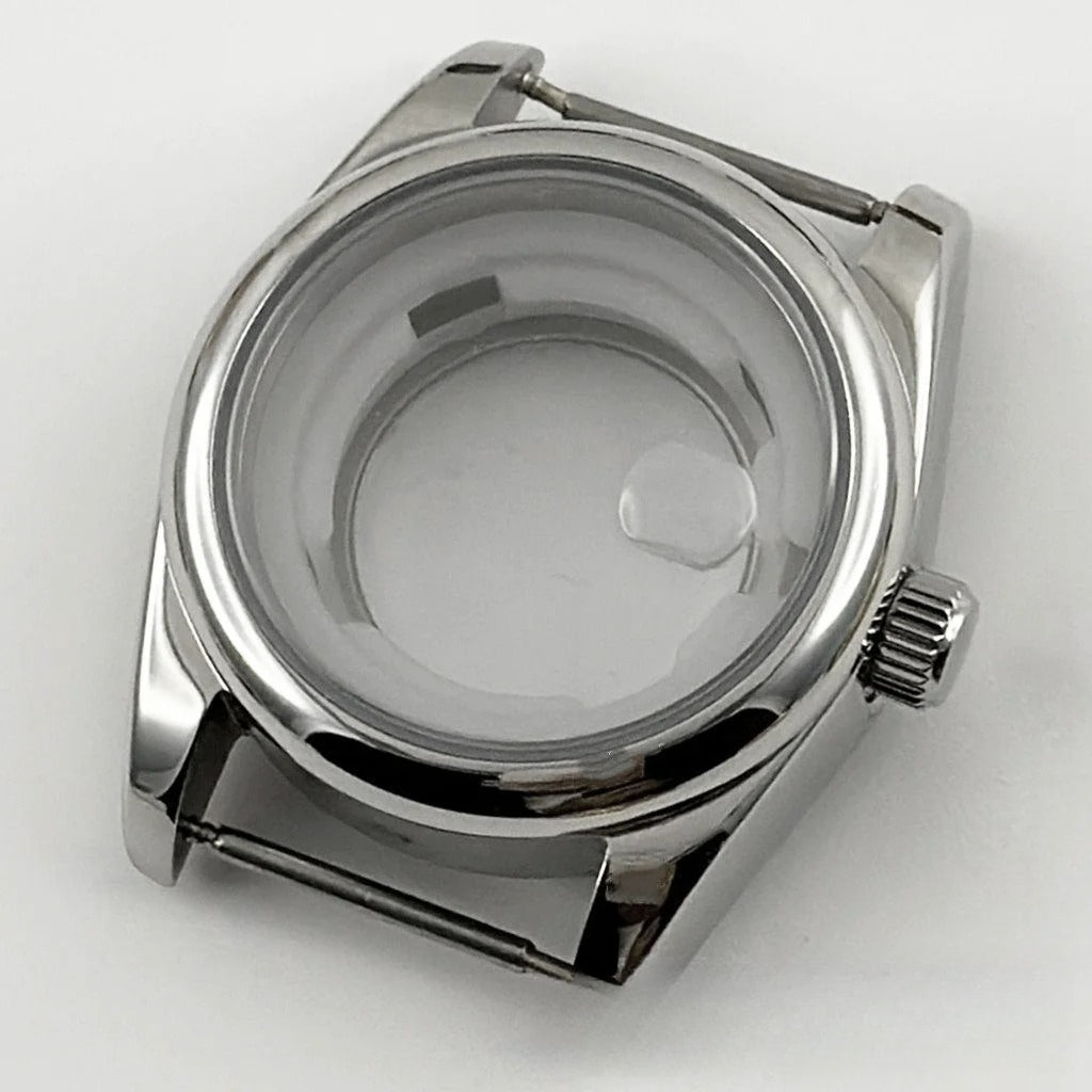 31MM Round Bezel Sapphire Glass Jubilee bracelet Watch Case Ladies Fit NH05 NH06