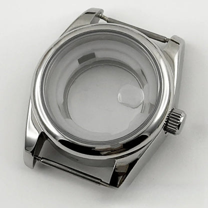 31MM Round Bezel Sapphire Glass Jubilee bracelet Watch Case Ladies Fit NH05 NH06