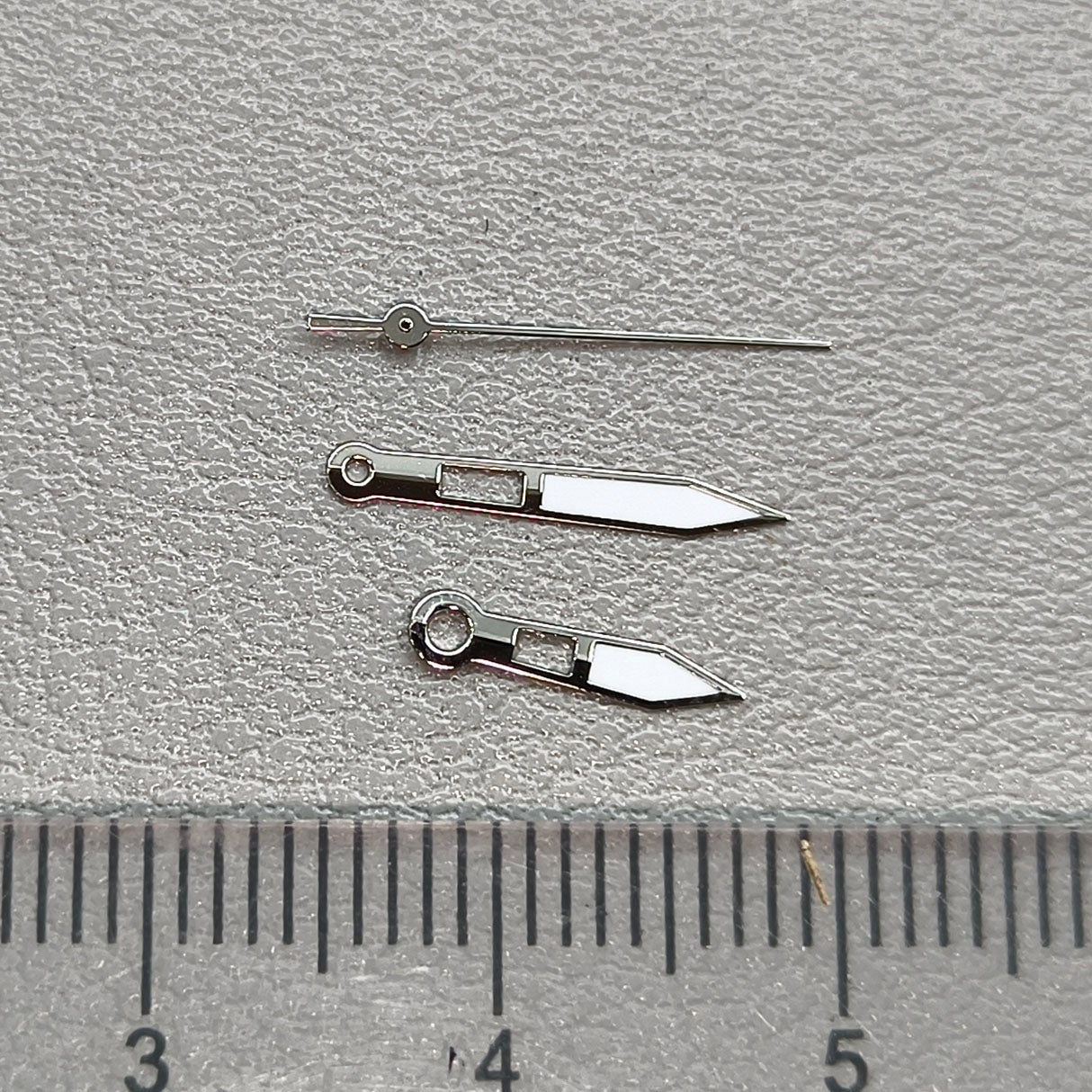 2 Sets/Pack Silver Watch Hands Green Lume for Miyota 2315 2035 2036 2115 2305