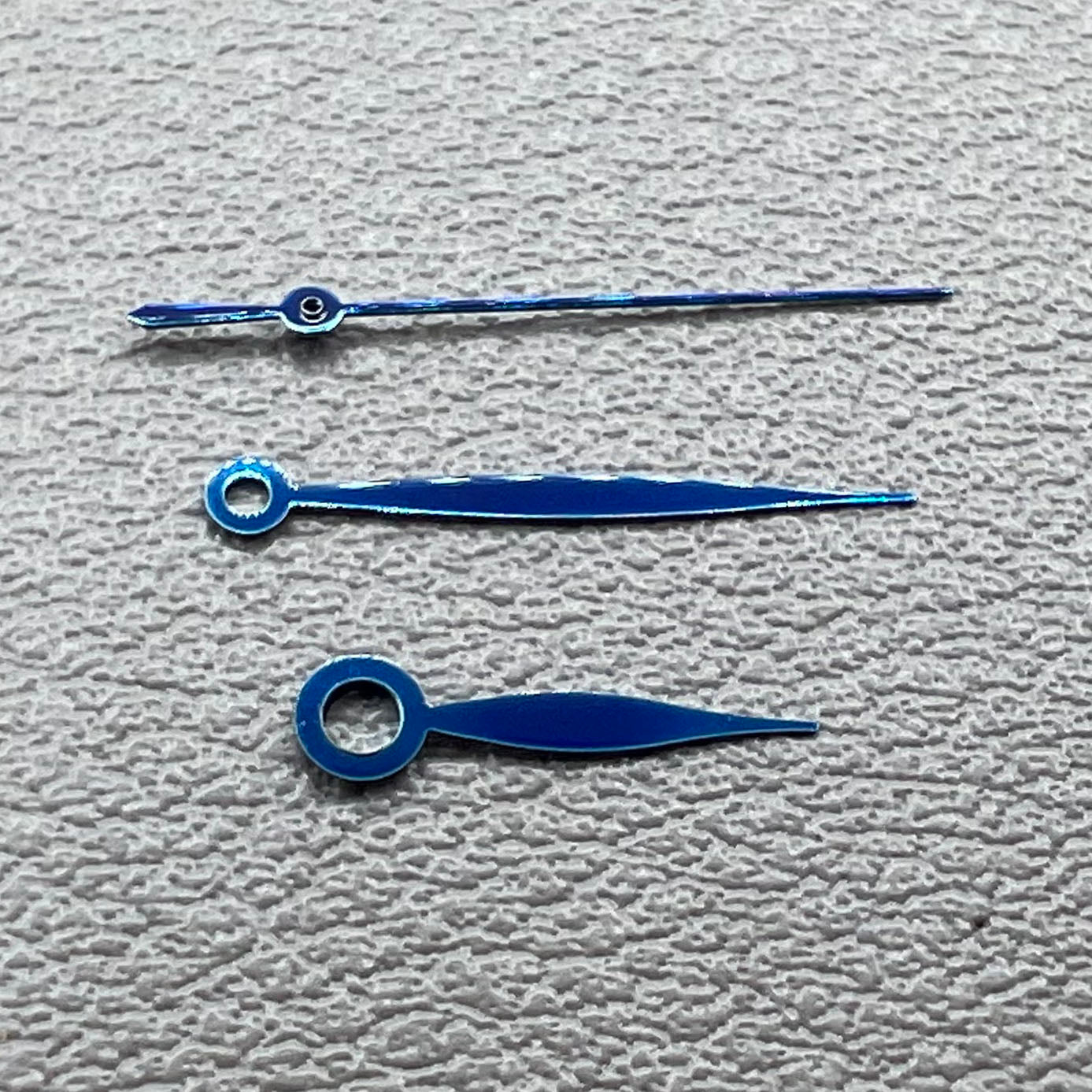 17.5mm blue 3 hands set for ETA2836 2824 2892A2 watch movement, precision fit accessory