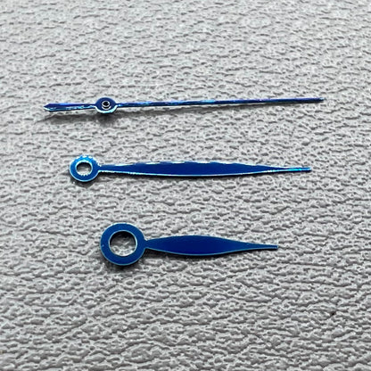 17.5mm blue 3 hands set for ETA2836 2824 2892A2 watch movement, precision fit accessory