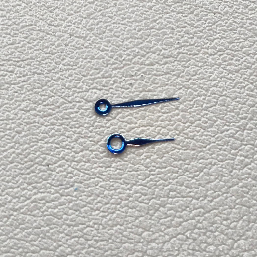 Blue Painted Watch Hands for Ronda 763 762 751 1062 1063 Quartz Movement