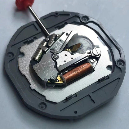Brandneues, in Japan hergestelltes Miyota 2405-Quarzwerk mit Doppelkalender-Uhrenteil