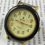 36mm China Made Manual Mechanical Watch 17 Jews Light Yellow Dial Luminous Hands