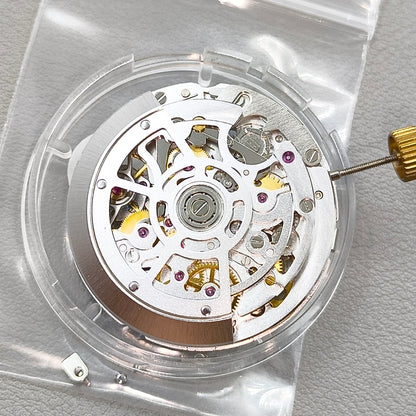 Silver Dandong 4130 Hollow Automatic Mechanical Movement #SL4802