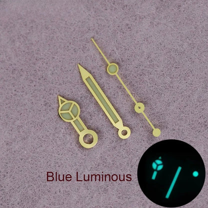 Modified Watch Hands For Submarriner with Blue Luminous NH35 Movement