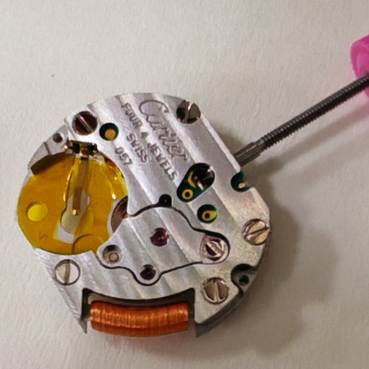 Cartier CTR-057 Swiss Made quartz watch movement for premium watch accessories.