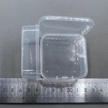10 PIECES Large Square Plastic PP Transparent Box Fit for Watch Part