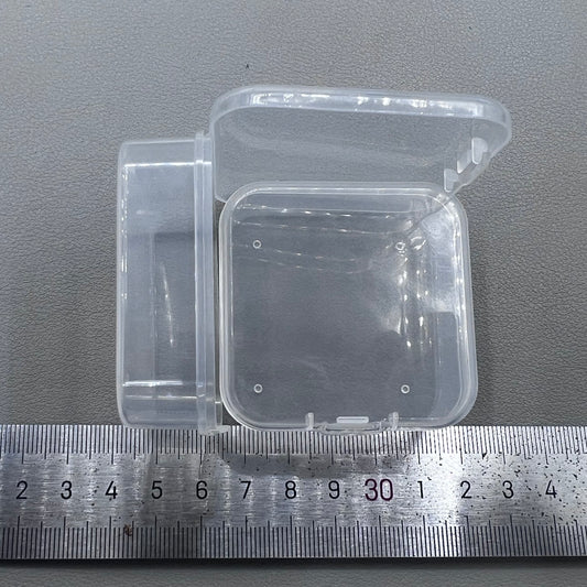 10 PIECES Large Square Plastic PP Transparent Box Fit for Watch Part