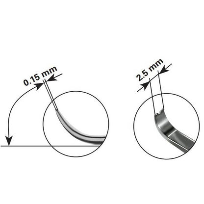 Bergeon 30018 watch hand lifting levers set for precise watchmaker repairs and adjustments.