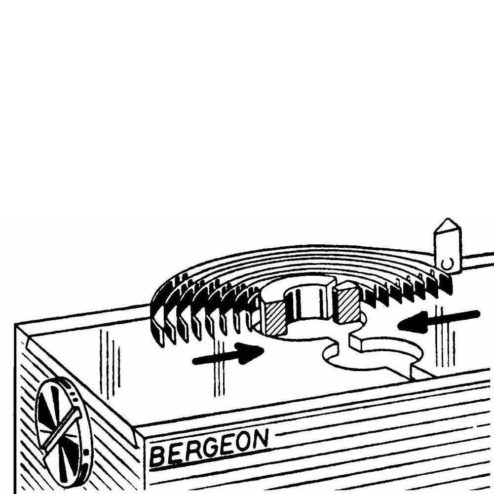 Bergeon 3007 Swiss Tool for precise collet tightening and reaming in watchmaking accessories.