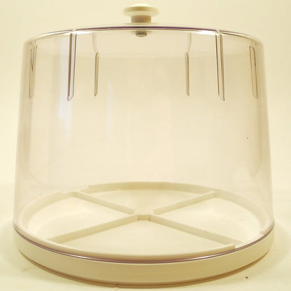 Bergeon 30097-XL-BC extra large dust cover and tray protecting watch movement during repair.