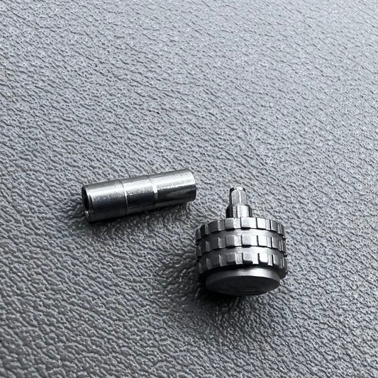 9mm Super Stainless Steel watch crown for BRL Avenger, durable replacement accessory