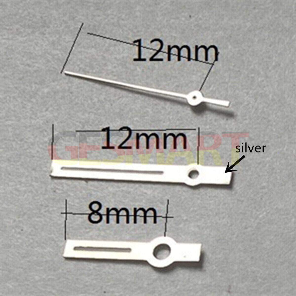 Hollow square pointed watch hands set for Miyota 2315 2035 movement