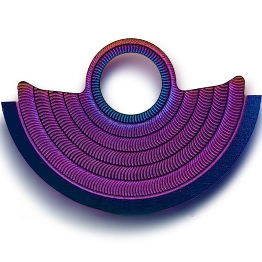 Rainbow Ripple Pattern Metal Rotor Oscillating Weight Overlay For  NH35 NH36