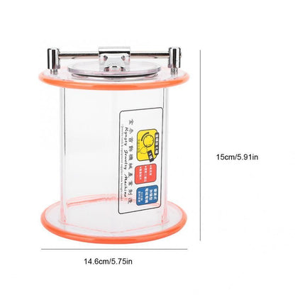 Pro ST-2000 Rolling Drum Rotary Polisher bucket, for efficient jewelry polishing and finishing.
