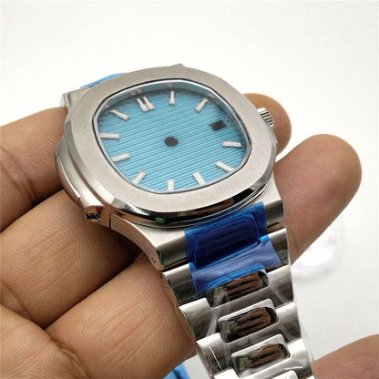 40mm NH35A/NH36 watch case and dial with sapphire glass, waterproof design for durable strap accessories.