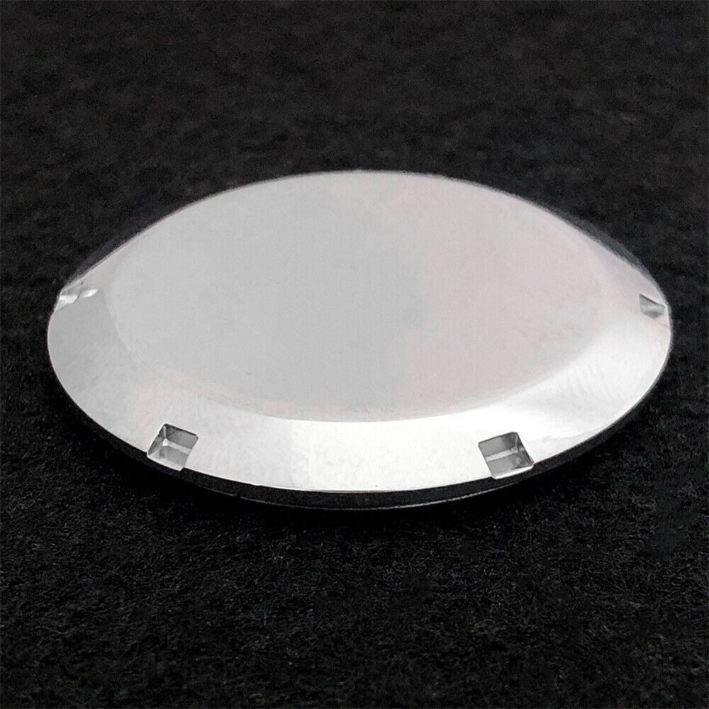 Stainless steel 45MM watch case with mineral glass for NH35/NH36 movement, durable and sleek.