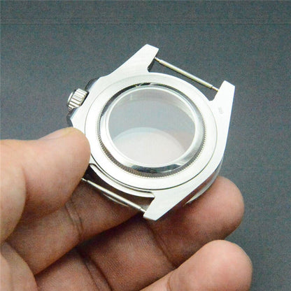 28.5MM 316L steel watch case, compatible with NH35/NH36 DG2813/3804, durable and sleek design.