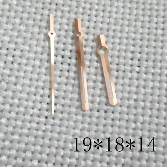 Rose golden watch hands set, compatible with ETA 2824/2836/2834 movements, Generic brand.