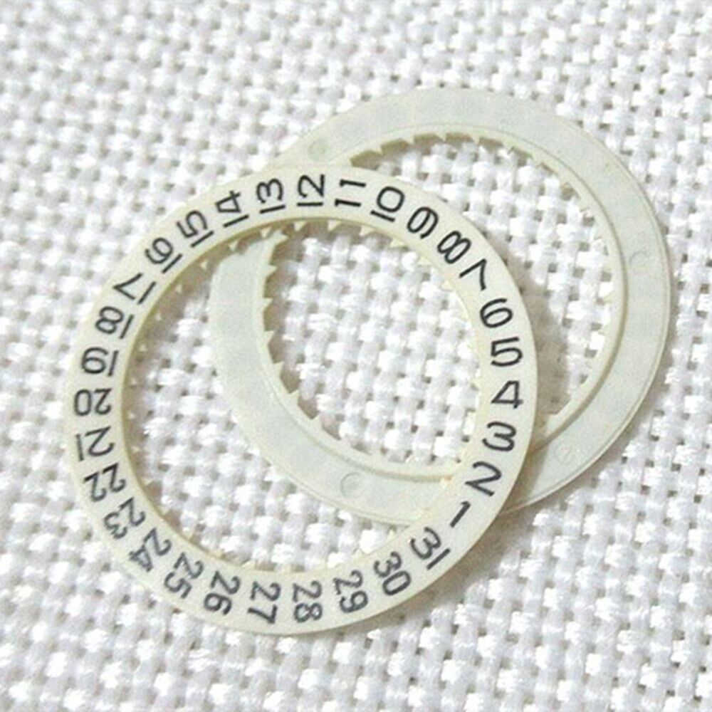 Pièce de montre Disque de date Roue de date Date@3 Convient génériquement au mouvement 8200#1005