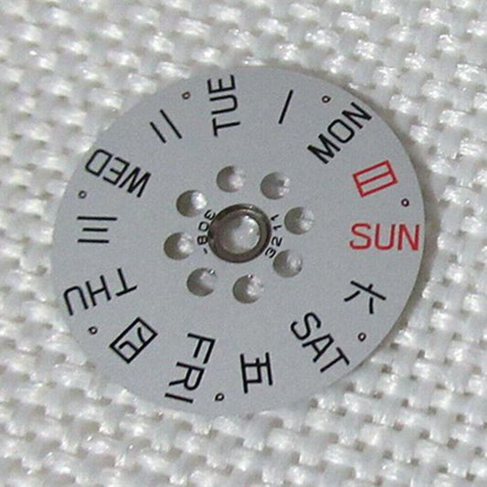 Roue de semaine à disque numérique, compatible avec le mouvement 8200#1013
