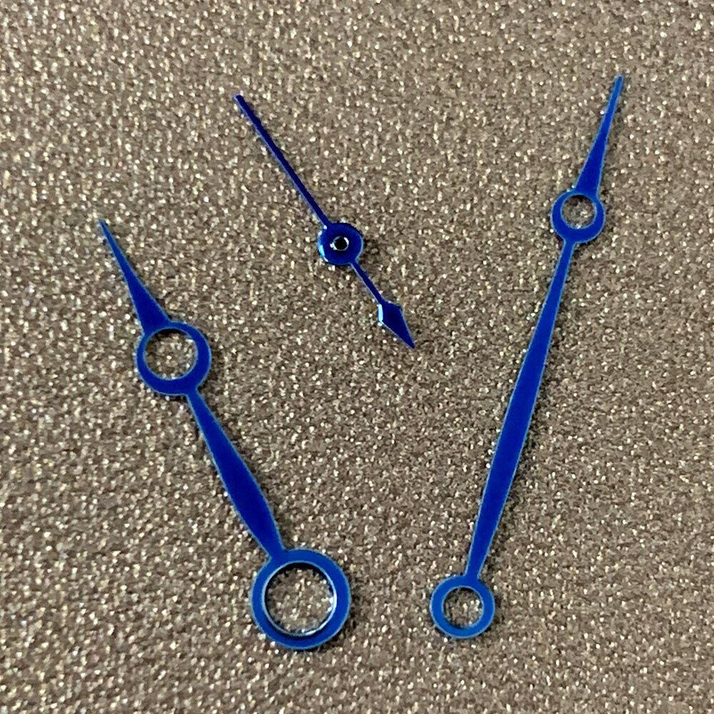 No Luminous watch hands set for ETA6497/6498 ST3600 movement, compatible with 3-hand watches.