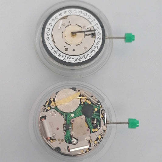 ISA 8174 quartz watch movement replacement part for 8154/220 models, precision repair component.