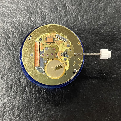 Watchmakers ISA 220 golden quartz movement, precise replacement for ISA 222 models in watch accessories.