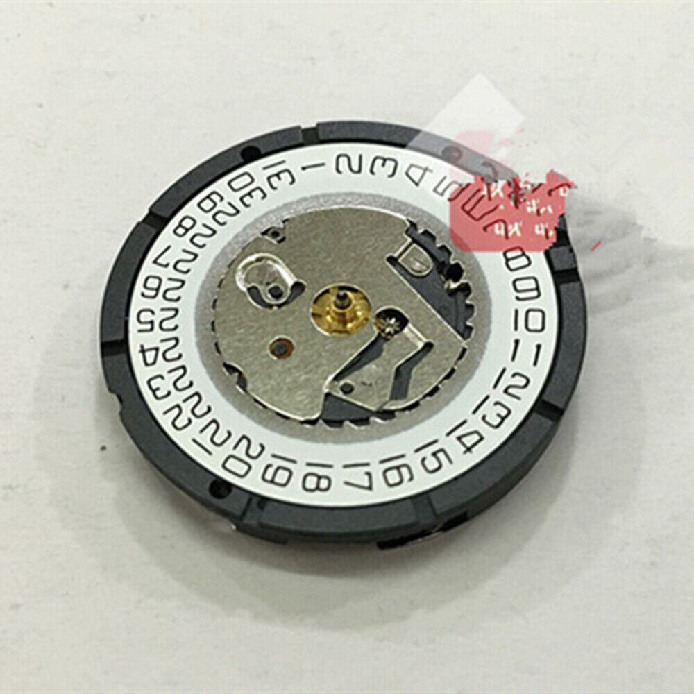 Watchmakers ISA 2330 quartz movement repair parts with 3 hands for precise watch restoration.