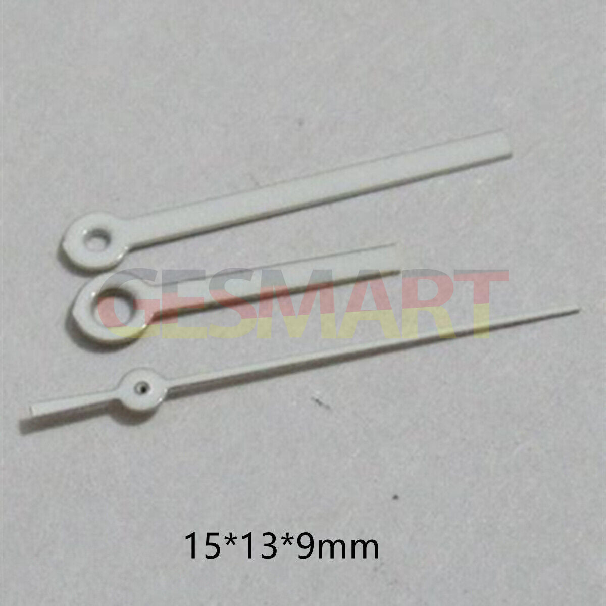 White watch hands set by Miyota, 15x13x9mm, compatible with 2035, 2115, 2105, 2305, 2315 movements
