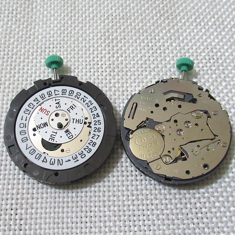 OS00 Quartz Movement watch part with small second hand at 6, 9, and 12 o'clock for precise repairs.
