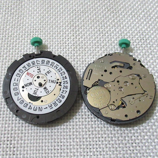 OS00 Quartz Movement watch part with small second hand at 6, 9, and 12 o'clock for precise repairs.