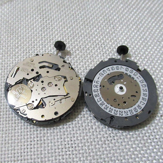 OS80 Quartz movement watch part with small second subdial at 6, 9, and 12 positions for precise repair.