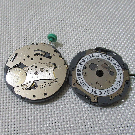 OS1A Quartz Movement watch part with small second hand at 6, 9, and 12 o'clock, precision repair component.