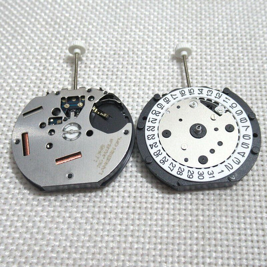 Quartz LD53 watch movement with small second hand at 3, 6, and 9 o'clock ? precise repair part for watches.