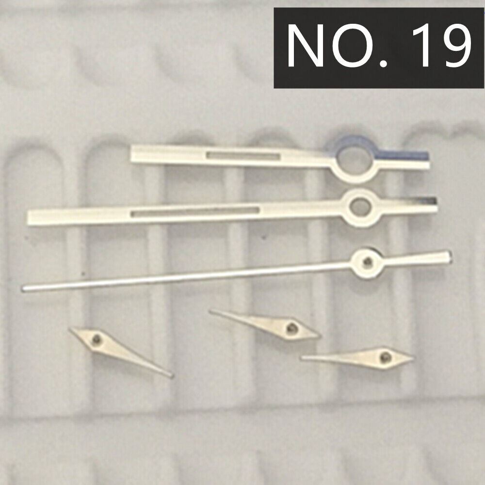 Luminous watch hands for Ronda 5030.D quartz movement, enhancing visibility and style.