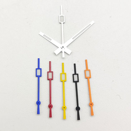 Green luminous watch hands designed for NH35A/NH36A movement, size 8.5x12.5x13mm, brand A104.