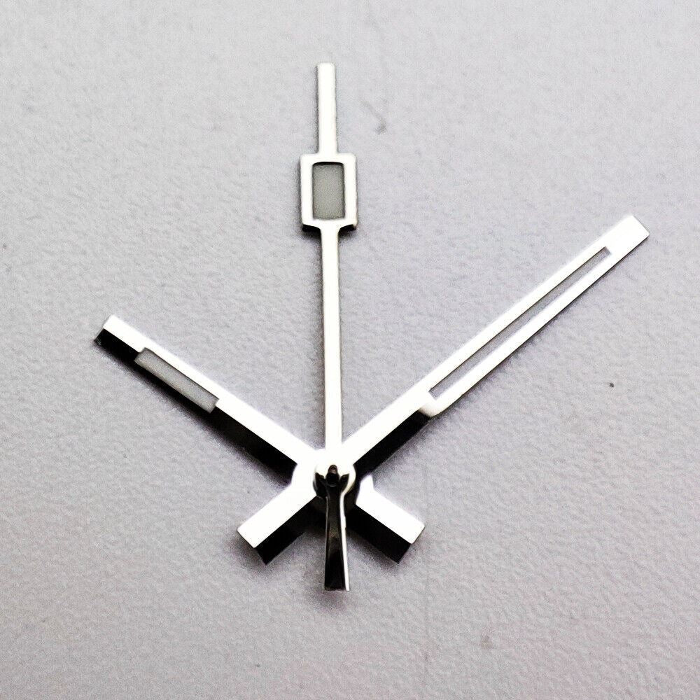 Green luminous watch hands for NH35A/NH36A movement, 8.5x12.5x13mm by A104, perfect for precise timekeeping.
