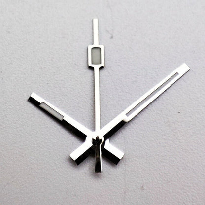 Green luminous watch hands for NH35A/NH36A movement, 8.5x12.5x13mm by A104, perfect for precise timekeeping.