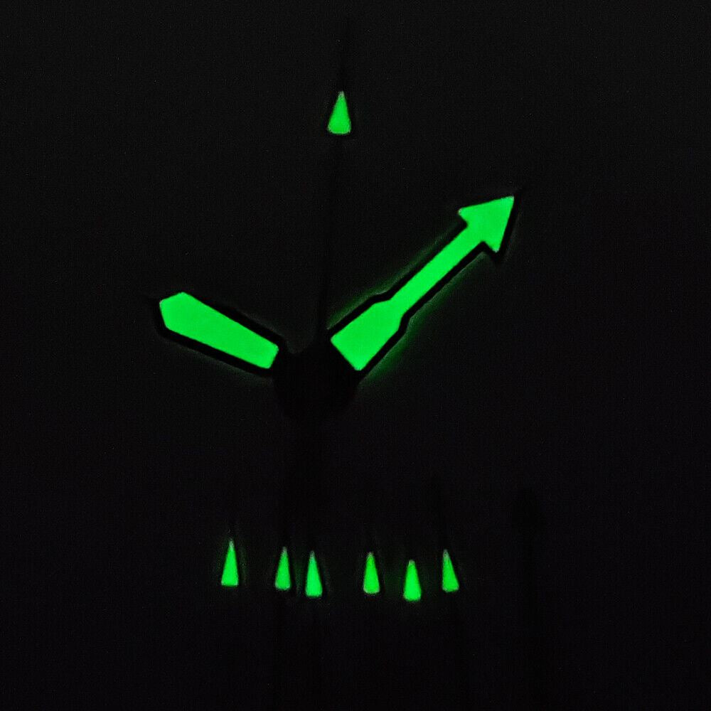 Multi-color green luminous watch hands for NH35A/NH36A, ensuring precise fit and enhanced night visibility
