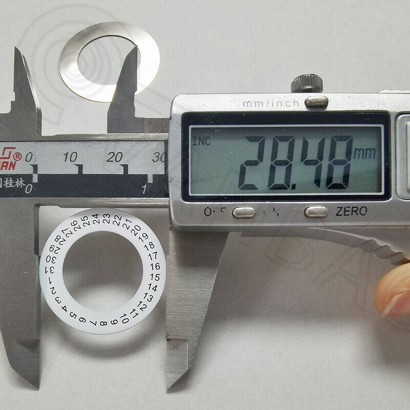 Disque de date avant AP 28,5 mm, roue de date générique pour mouvement de montre 2813, date à 3