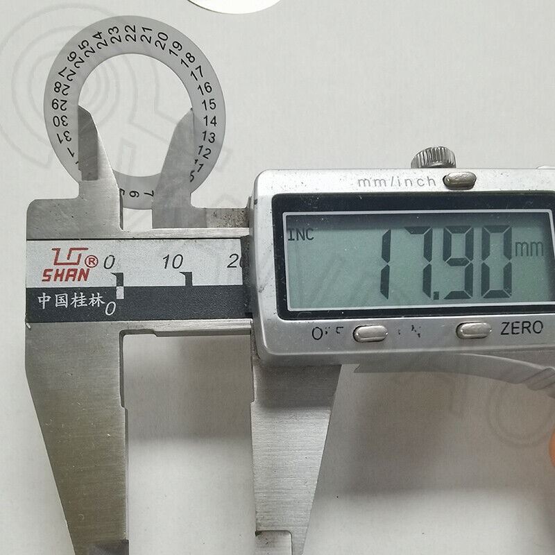 Disque de date avant AP 28,5 mm, roue de date générique pour mouvement de montre 2813, date à 3