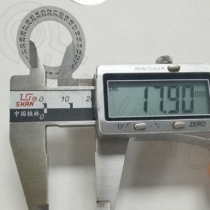 Disque de date avant AP 28,5 mm, roue de date générique pour mouvement de montre 2813, date à 3