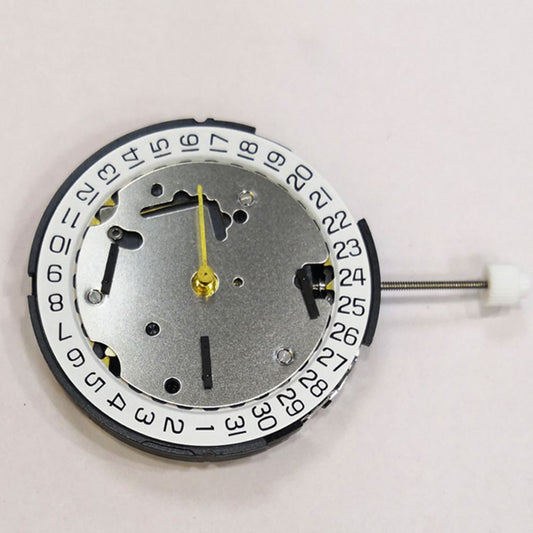 ISA 8371C quartz watch with three hands and calendar date display at 3 o'clock, sleek design.